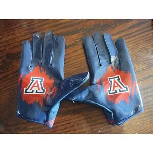 Nike Arizona Wildcats Team Issue Football Gloves XL Game Used Worn